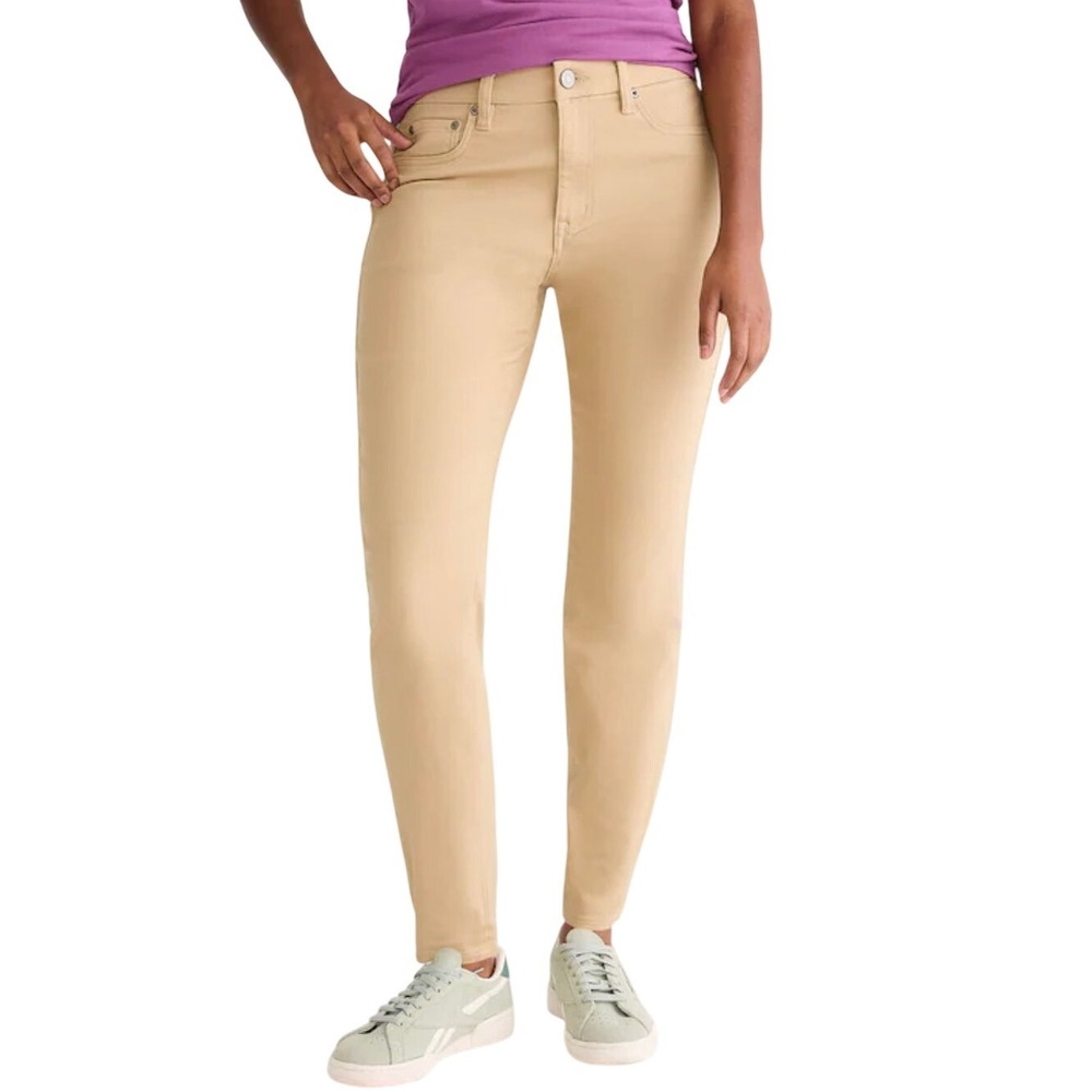 Aeropostale Womens High Rise Jegging Tan Khaki Skinny Pants Size 4 Reg‎ 8051